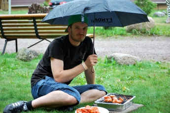 Vi hade bra väder, nästan hela tiden.