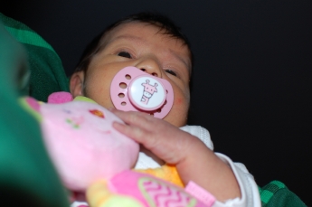 Tryggt och mysigt hos pappa.